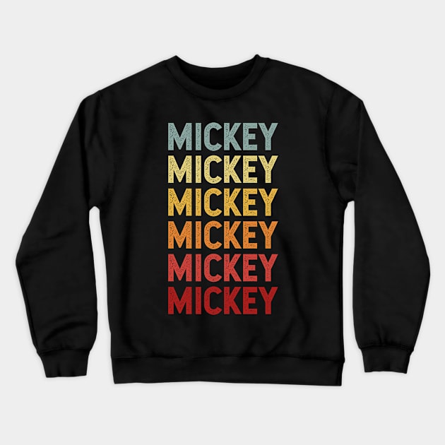 Mickey Vintage Name Gift Crewneck Sweatshirt by CoolDesignsDz